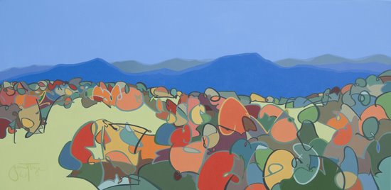 Grant William Thye, 'Autumn in the Blue Ridge'