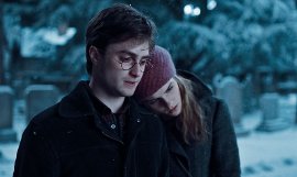 Daniel Radcliffe and Emma Watson in Harry Potter & the Deathly Hallows; Part I