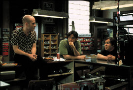 Todd Louiso, John Cusack, and Jack Black in High Fidelity