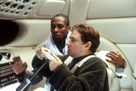 Mos Def and Martin Freeman in The Hitchhiker's Guide to the Galaxy
