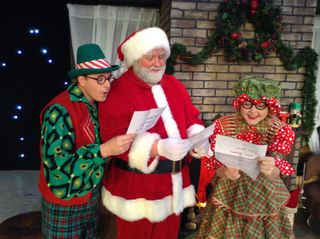 Tristan Tapscott, James Fairchild, and Audrey Leigh Johnston in Holly Jolly Christmas