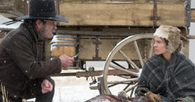 Tommy Lee Jones and Hilary Swank in The Homesman