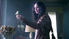 Jennifer Lawrence in The Hunger Games: Mockingjay, Part I