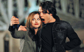 Chloe Grace Moretz and Jamie Blackley in If I Stay