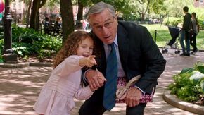 JoJo Kushner and Robert De Niro in The Intern