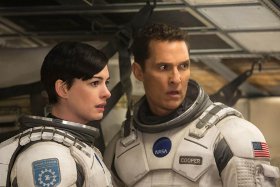 Anne Hathaway and Matthew McConaughey in Interstellar