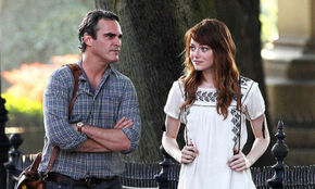 Joaquin Phoenix and Emma Stone in Irrational Man
