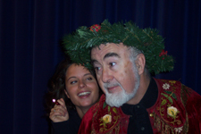 Jessica Denney & Earl Strupp in "Jacob Marley's Christmas Carol"