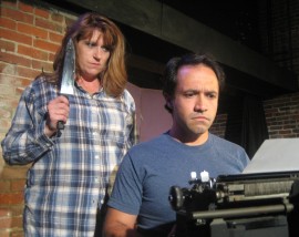 Angela Rathman and Jason Platt in Misery