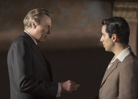 Christopher Walken and John Lloyd Young in Jersey Boys