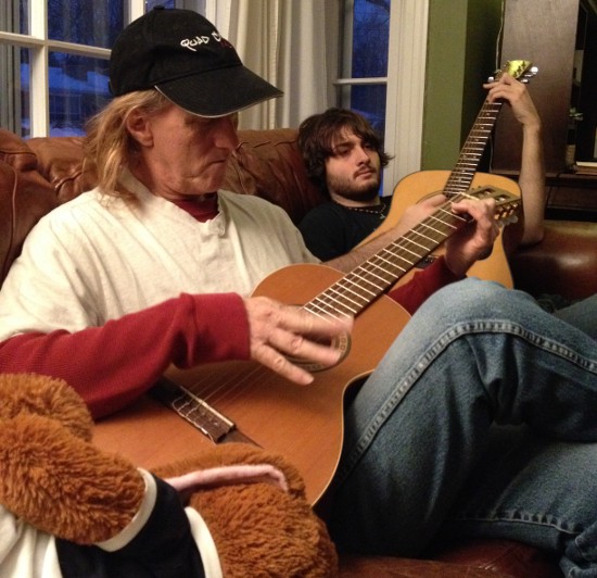 John O'Meara with his son John Gabriel