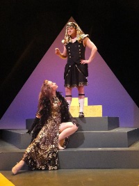 Nick Madson, with Shani Barrett, in the Circa '21 Dinner Playhouse's Joseph and the Amazing Technicolor Dreamcoat