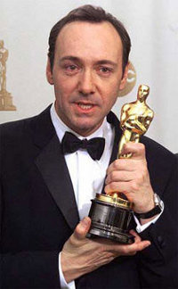 Best Actor winner Kevin Spacey