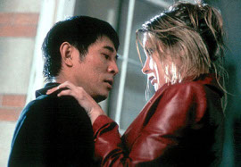 Jet Ji and Bridget Fonda in Kiss of the Dragon