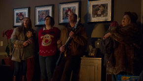 Toni Collette, Emjay Anthony, Allison Tolman, David Koechner, and Conchata Ferrell in Krampus