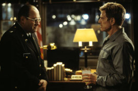 James Gandolfini and Robert Redford in The Last Castle