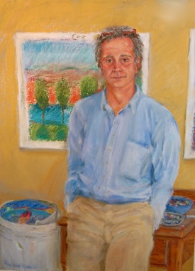 Portrait of Bruce Carter by his wife, Laura Carter. Photo courtesy of the Carter family.