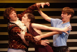 David Herr, Eli Pauley, and Phillip Newman in Lend Me a Tenor