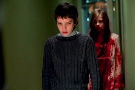 Kodi Smit-McPhee and Chloe Grace Moretz in Let Me In