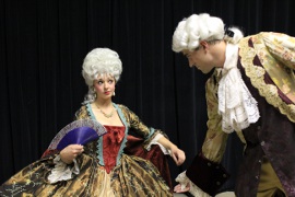 Shannon  Rourke and Cody E. Johnson in Les Liaisons Dangereuses