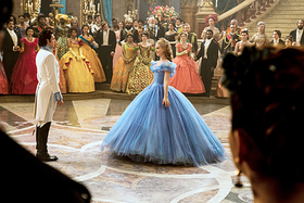 Richard Madden and Lily James in Cinderella