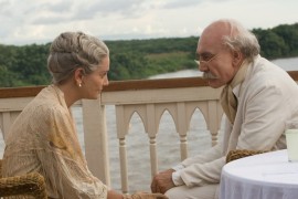 Giovanna Mezzogiorno and Javier Bardem in Love in the Time of Cholera