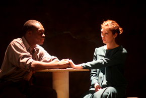 Debo Balogun and Christine Broughton in Machinal