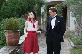 Emma Stone and Colin Firth in Magic in the Moonlight