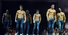 Stephen Boss, Matt Bomer, Kevin Nash, Joe Manganiello, Channing Tatum and Adam Rodriguez in Magic Mike XXL