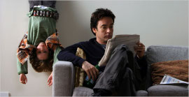 Bobby Coleman and John Cusack in Martian Child