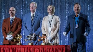 Don Lake, Ed Begley Jr., Jane Lynch, and Michael Hitchcock in Mascots