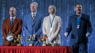 Don Lake, Ed Begley Jr., Jane Lynch, and Michael Hitchcock in Mascots