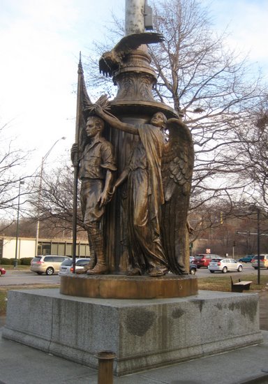 War memorial by C.S. Paolo. Photo by Bruce Walters.