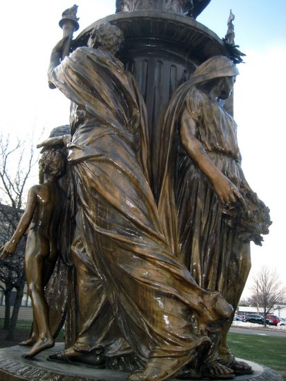 War memorial by C.S. Paolo. Photo by Bruce Walters.