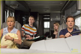 Jennifer Aniston, Will Poulter, Emma Roberts, and Jason Sudeikis in We're the Millers