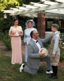 Erika Thomas, Susan Granet, Christopher Thomas, and Spencer Clark in The Music Man