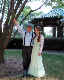 Andy Gibb Clark and Kaitlyn Wehr in The Music Man