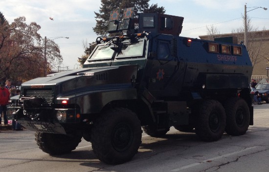 Scott County's Mine Resistant Ambush Protected vehicle