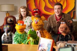 Amy Adams, Jason Segel, and The Muppets