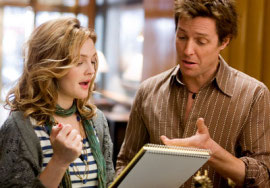 Drew Barrymore and Hugh Grant in Music & Lyrics