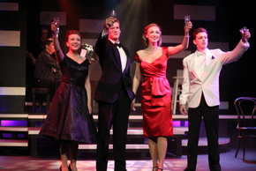 Livvy Marcus, Jonathan Young, Bailey Jordan Reeves, and Christian Chambers in My Way: A Musical Tribute to Frank Sinatra