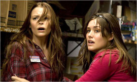 Jaime King and Megan Boone in My Bloody Valentine 3-D