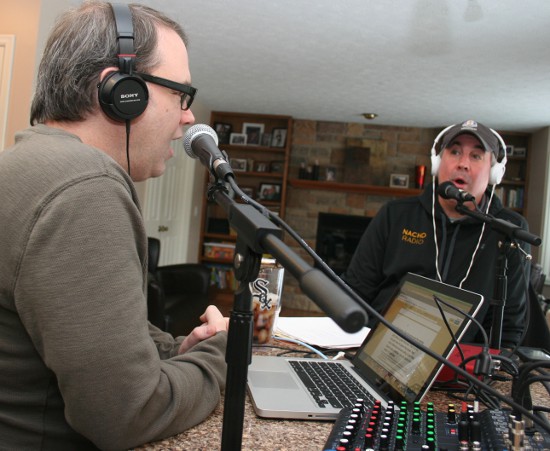 Nacho Radio's Dave Levora (left) and Darren Pitra