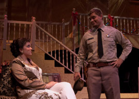 Stephanie Seward and Nic Anderson in The Best Little Whorehouse in Texas