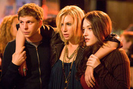 Michael Cera, Ari Graynor, and Kat Dennings in Nick & Norah's Ultimate Playlist