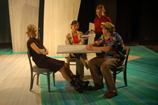 Augustana ensemble members in "Nickel and Dimed"