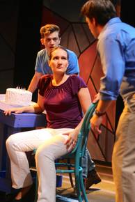 Christian Chambers, Daniella Dalli, and Aaron Brakefield in Next to Normal