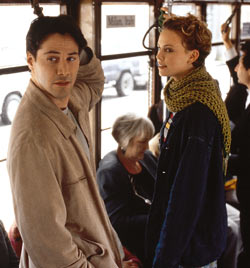 Keanu Reeves and Charlize Theron in Sweet November
