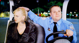 Anna Faris and Seth Rogen in Observe & Report