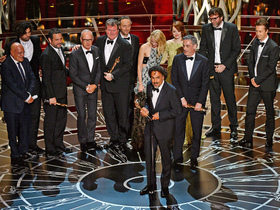 producer/writer/director Alejandro G. Iñárritu and team members of Best Picture Birdman or (The Unexpected Virtue of Ignorance)